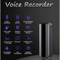 ПРОФЕССИОНАЛЬНЫЙ ЦИФРОВОЙ ДИКТОФОН 8GB MP3 ПЛЕЕР ВЛАГОЗАЩИЩЕННЫЙ
