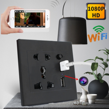 СКРЫТАЯ РОЗЕТКА КАМЕРА   IP WIFI  1080P HD  USB 