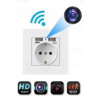СКРЫТАЯ РОЗЕТКА КАМЕРА   IP WIFI  1080P HD  ЕВРОПЕЙСКОЙ РОЗЕТКОЙ 